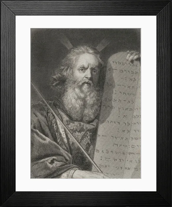 Framed Print : Moses with the Tablets of the Law Framed Print : Moses with the Tablets of the Law