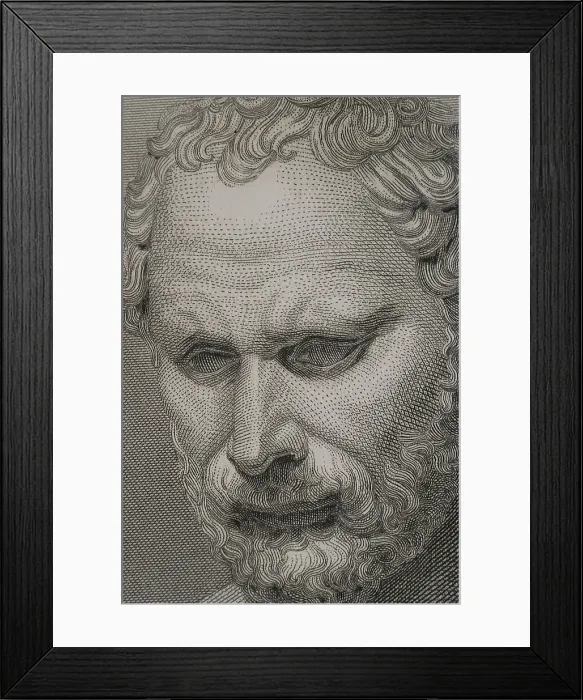 Framed Print : Demosthenes (384 BC - 322 BC). Greek orator and statesman Framed Print : Demosthenes (384 BC - 322 BC). Greek orator and statesman