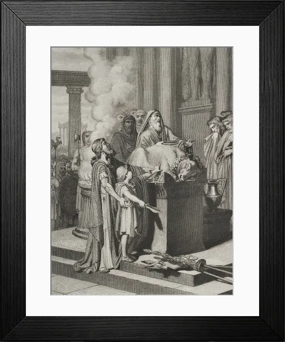Framed Print : Hannibal Barca (247-183 BC). Carthaginian general Framed Print : Hannibal Barca (247-183 BC). Carthaginian general