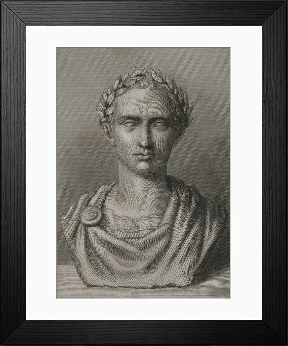 Framed Print : Gaius Julius Caesar (100 BC - 44 BC) Framed Print : Gaius Julius Caesar (100 BC - 44 BC)