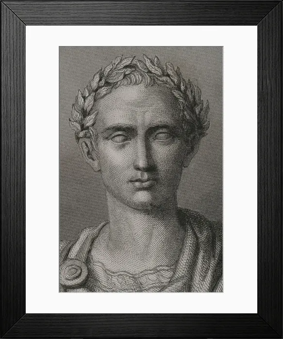 Framed Print : Gaius Julius Caesar (100 BC - 44 BC) Framed Print : Gaius Julius Caesar (100 BC - 44 BC)