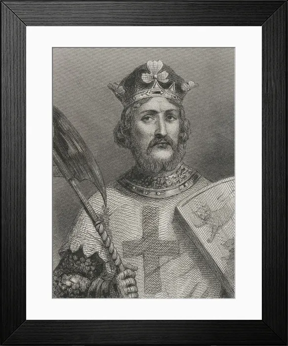 Framed Print : Richard I of England (1157-1199). Portrait Framed Print : Richard I of England (1157-1199). Portrait
