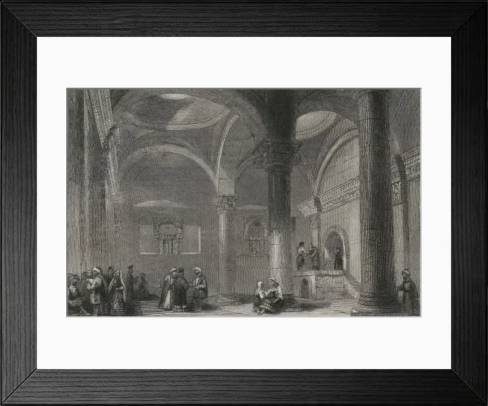 Framed Print : History of Israel. Jerusalem. Interior of the Golden Gate Framed Print : History of Israel. Jerusalem. Interior of the Golden Gate