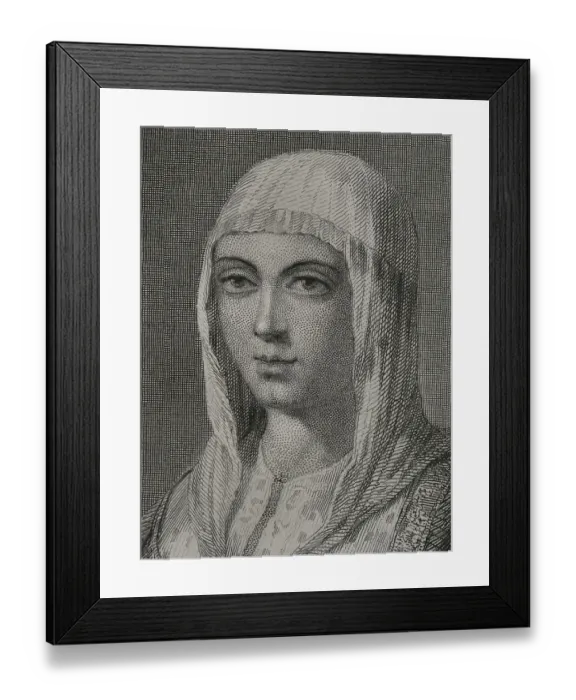 Framed Print : Isabella I (1451-1504). Queen of Castile (1474-1504) Framed Print : Isabella I (1451-1504). Queen of Castile (1474-1504)