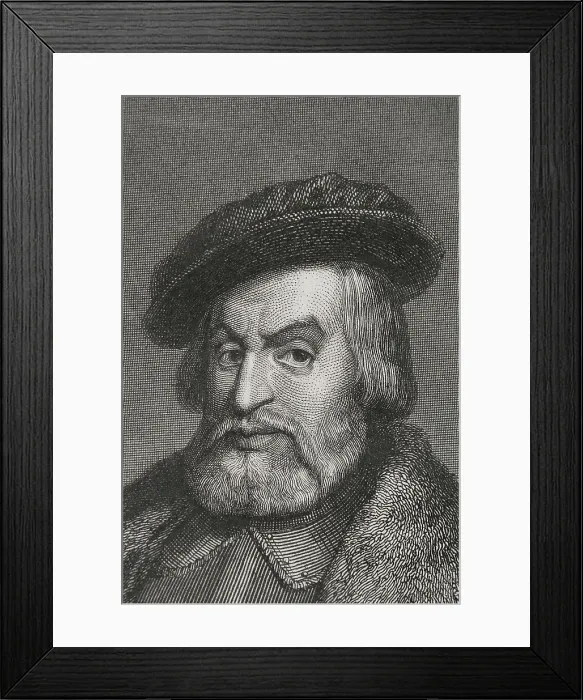 Framed Print : Hernan Cortes (1488-1547) Framed Print : Hernan Cortes (1488-1547)