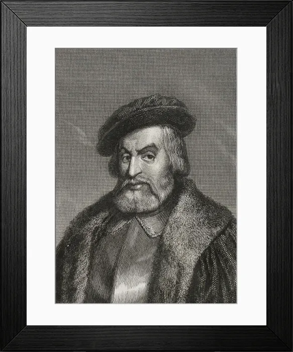 Framed Print : Hernan Cortes (1488-1547) Framed Print : Hernan Cortes (1488-1547)