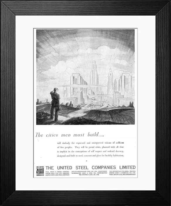 Framed Print : The United Steel Companies Framed Print : The United Steel Companies