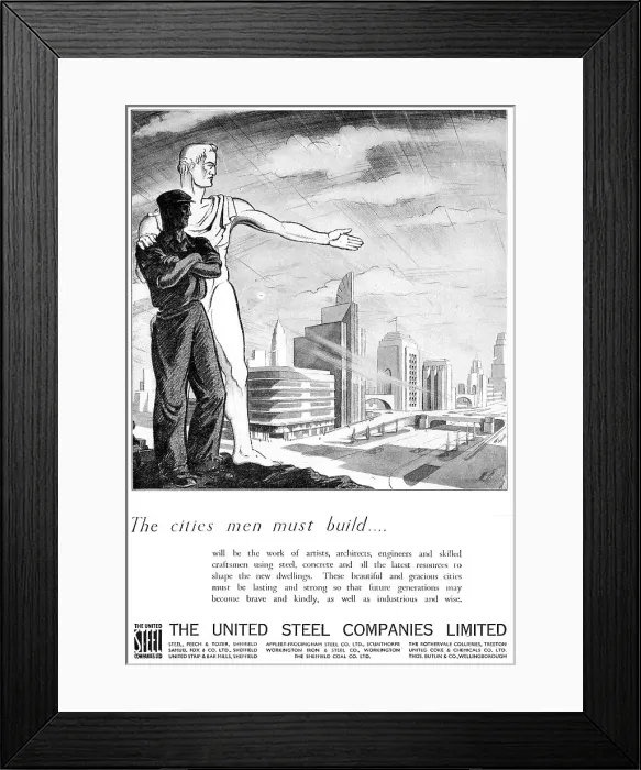 Framed Print : The United Steel Companies Framed Print : The United Steel Companies