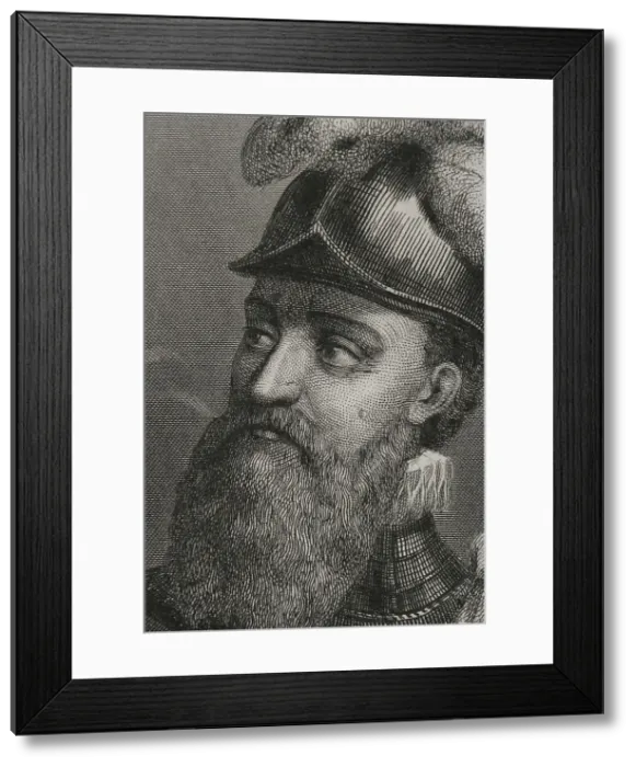Framed Print : Francisco Pizarro (1478-1541) Framed Print : Francisco Pizarro (1478-1541)