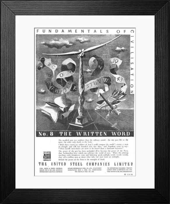 Framed Print : United Steel Companies. UNited Coke Framed Print : United Steel Companies. UNited Coke