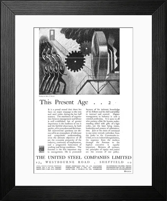 Framed Print : The United Steel Companies