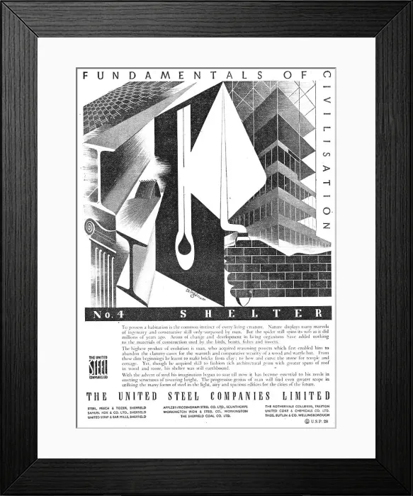Framed Print : United Steel Companies. Peech Fox Framed Print : United Steel Companies. Peech Fox
