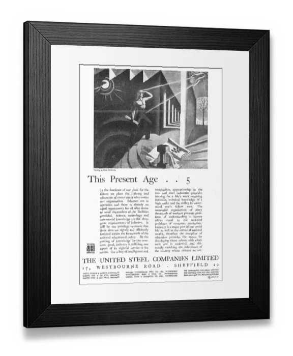 Framed Print : The United Steel Companies Framed Print : The United Steel Companies