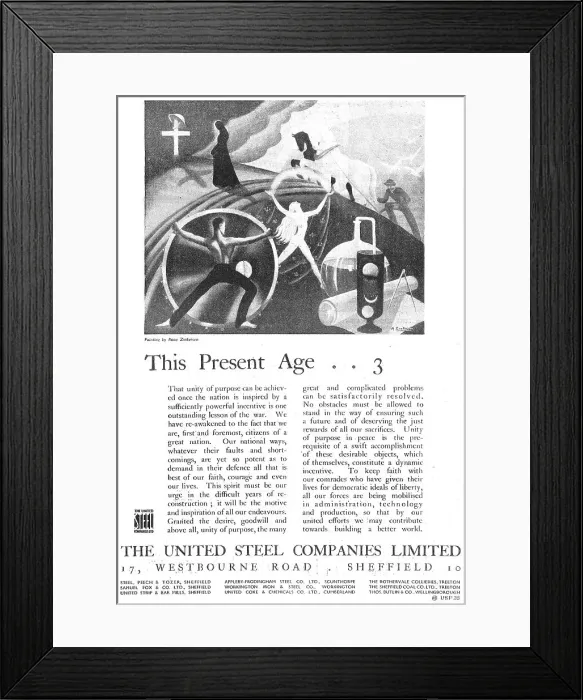 Framed Print : The United Steel Companies Framed Print : The United Steel Companies