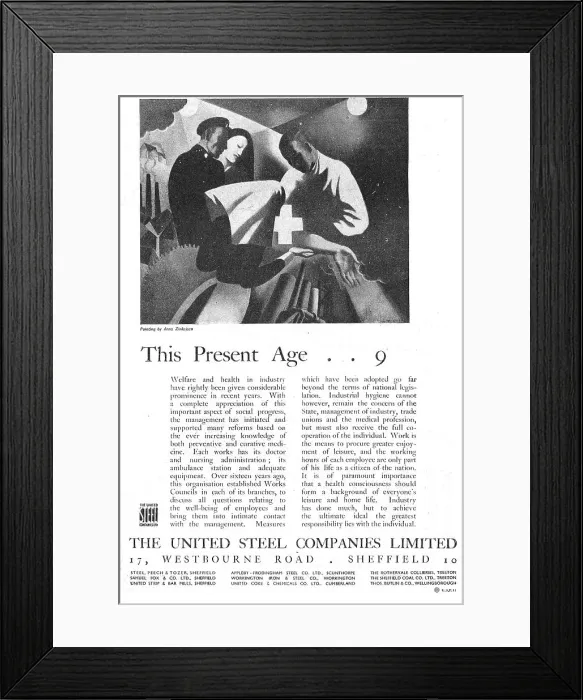 Framed Print : The United Steel Companies Framed Print : The United Steel Companies