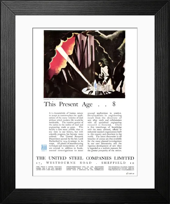 Framed Print : The United Steel Companies Framed Print : The United Steel Companies