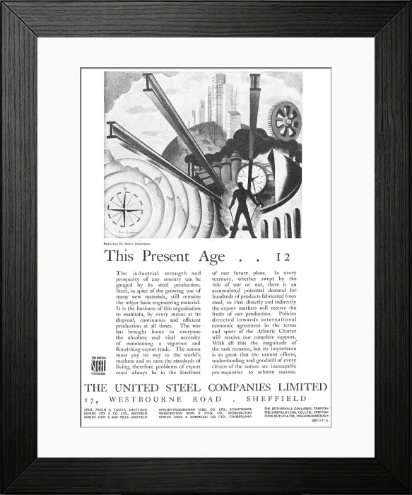 Framed Print : The United Steel Companies