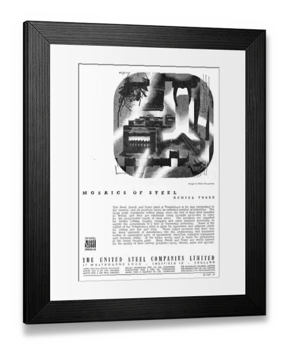 Framed Print : The United Steel Companies Framed Print : The United Steel Companies