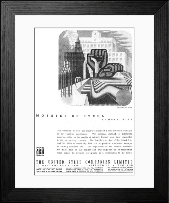 Framed Print : The United Steel Companies Framed Print : The United Steel Companies