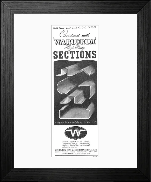 Framed Print : Warwick Rim Waricrim Rolled Sections Framed Print : Warwick Rim Waricrim Rolled Sections