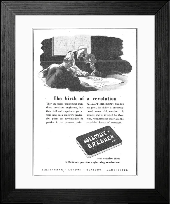 Framed Print : Wilmot Breeden Engineering Framed Print : Wilmot Breeden Engineering