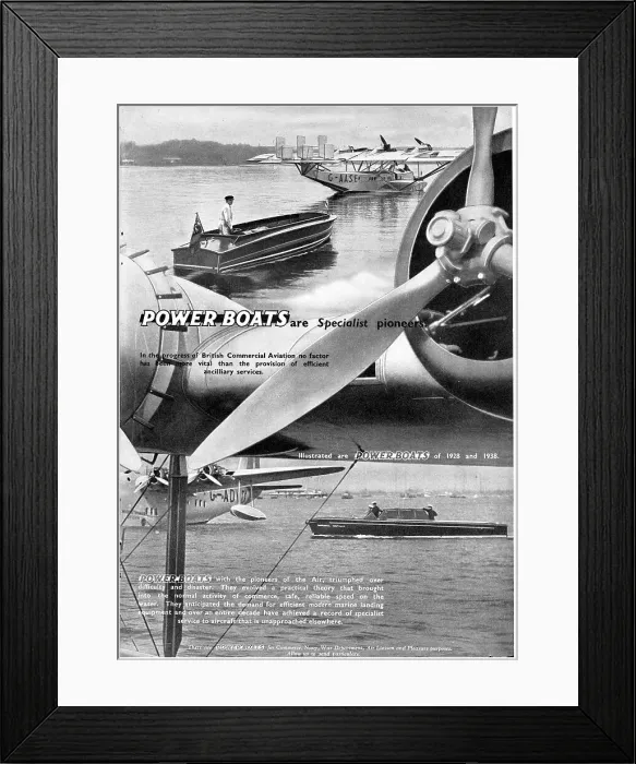 Framed Print : British Power Boat Company General Service Launches Framed Print : British Power Boat Company General Service Launches