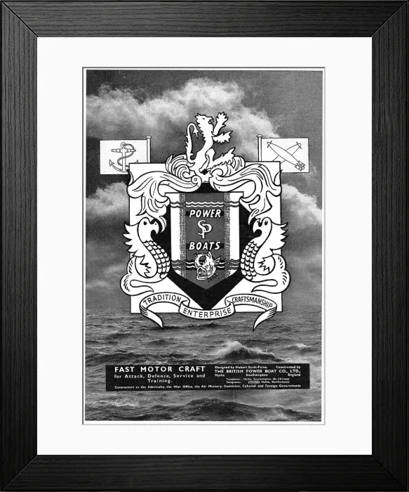 Framed Print : British Power Boat Company General Service Launches Framed Print : British Power Boat Company General Service Launches