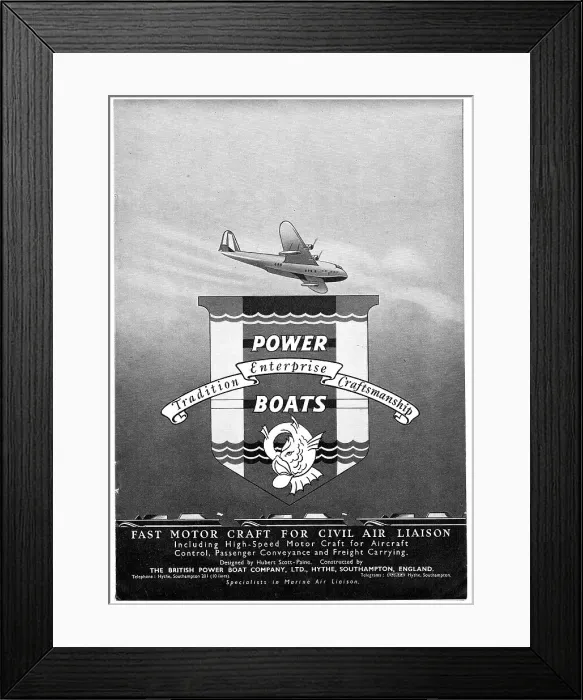 Framed Print : British Power Boat Company General Service Launches Framed Print : British Power Boat Company General Service Launches
