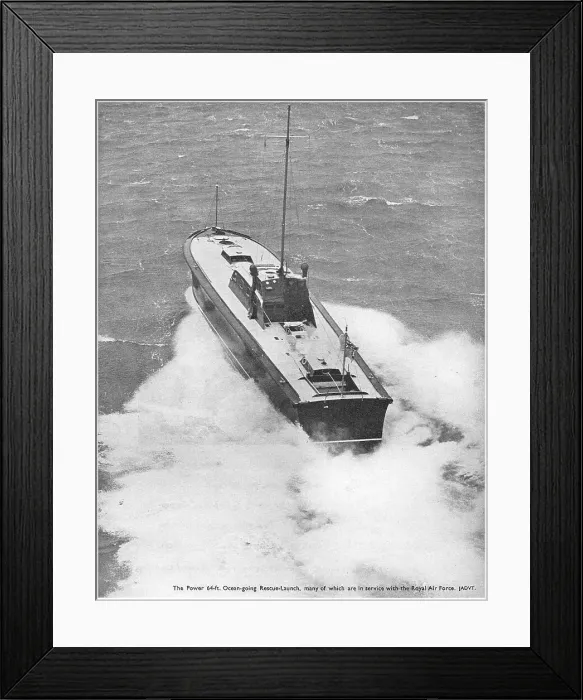 Framed Print : British Power Boat RAF Air Sea Rescue Launches Framed Print : British Power Boat RAF Air Sea Rescue Launches