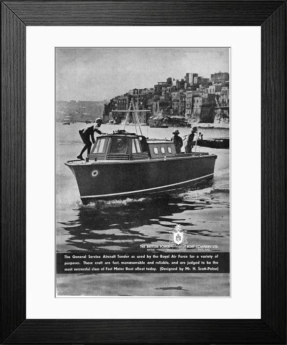 Framed Print : British Power Boat Company General Service Launches Framed Print : British Power Boat Company General Service Launches