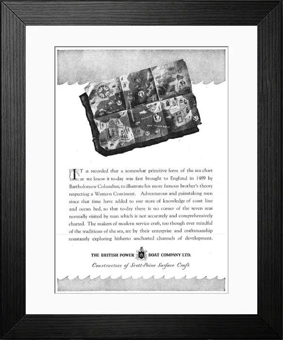 Framed Print : British Power Boat Company General Service Launches Framed Print : British Power Boat Company General Service Launches