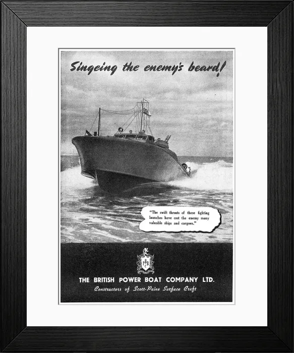 Framed Print : British Power Boat Company General Service Launches Framed Print : British Power Boat Company General Service Launches
