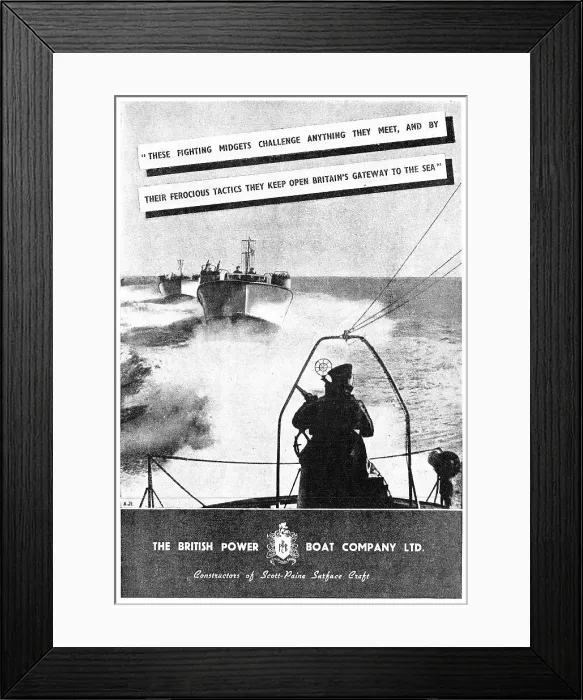 Framed Print : British Power Boat Company - Scott Paine Marine Craft Framed Print : British Power Boat Company - Scott Paine Marine Craft