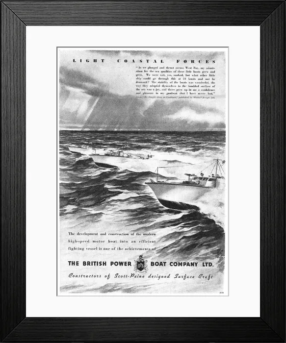 Framed Print : British Power Boat Company General Service Launches Framed Print : British Power Boat Company General Service Launches