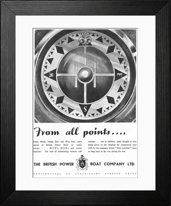 Framed Print : British Power Boat Company General Service Launches Framed Print : British Power Boat Company General Service Launches