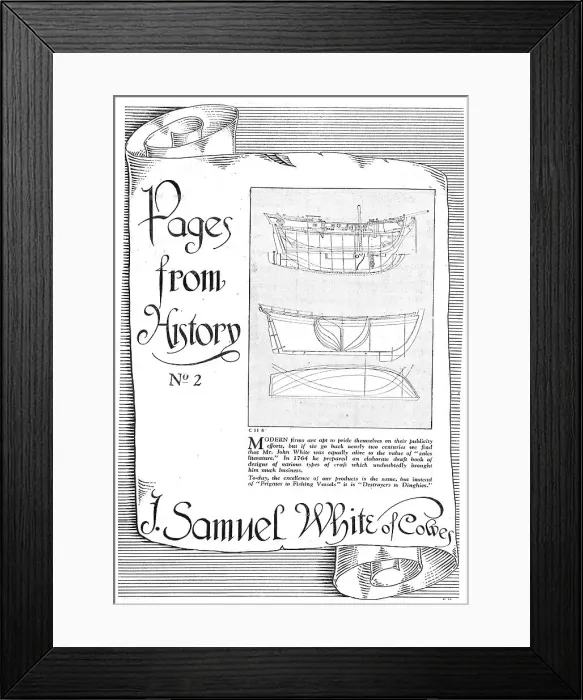Framed Print : Samuel White Marine Craft Framed Print : Samuel White Marine Craft