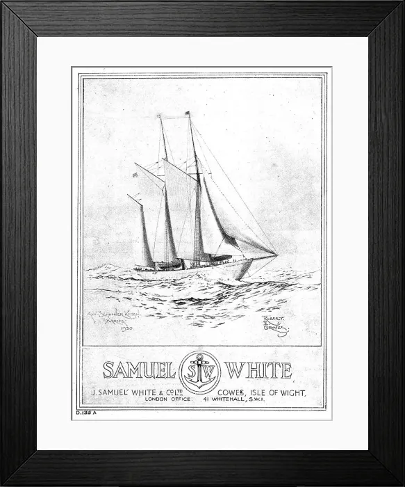 Framed Print : Samuel White Marine Craft Framed Print : Samuel White Marine Craft