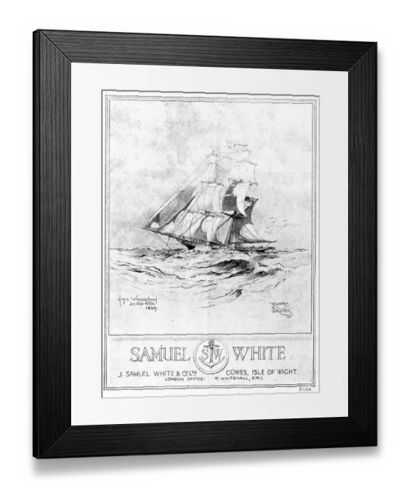 Framed Print : Samuel White Marine Craft Framed Print : Samuel White Marine Craft