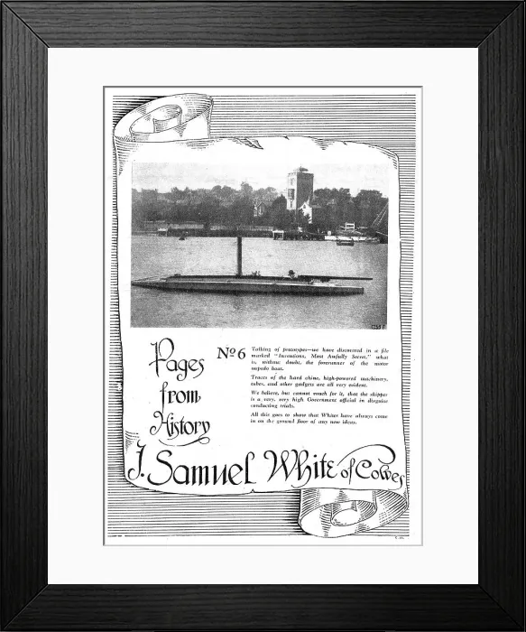 Framed Print : Samuel White Marine Craft Framed Print : Samuel White Marine Craft