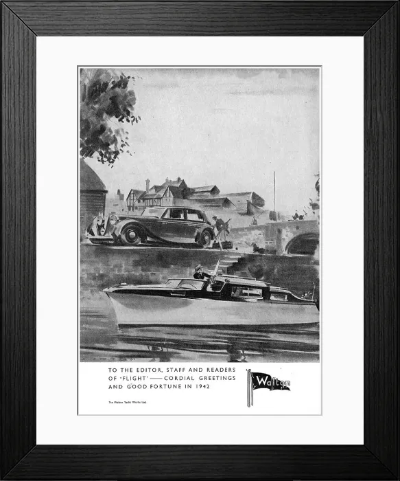 Framed Print : Walton High Speed Marine Craft Framed Print : Walton High Speed Marine Craft