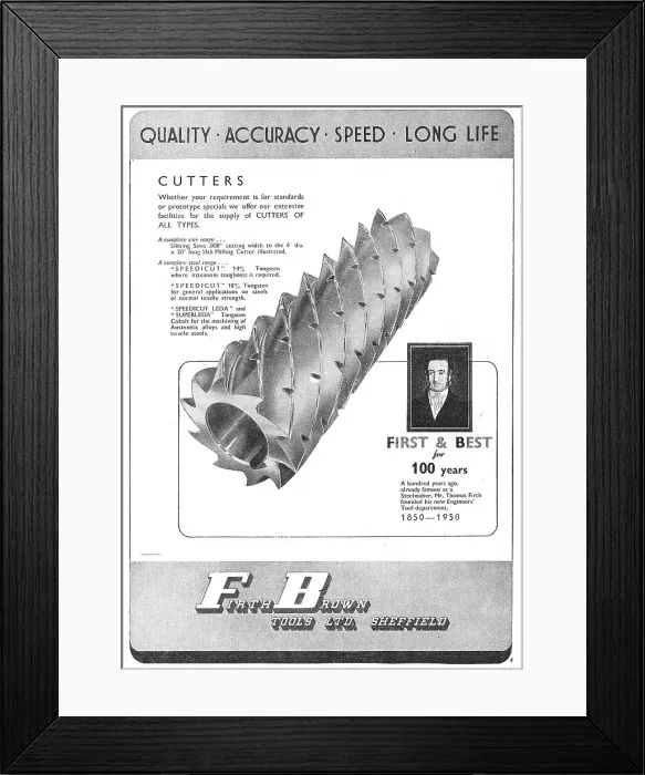 Framed Print : Firth Brown Tools Ltd Sheffield Framed Print : Firth Brown Tools Ltd Sheffield