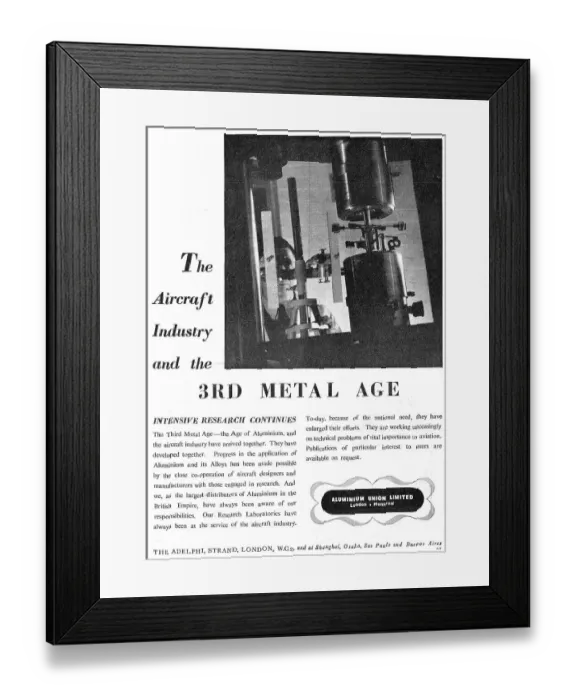 Framed Print : Aluminium Union Framed Print : Aluminium Union