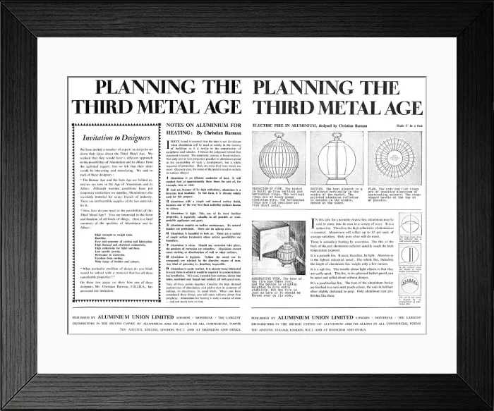 Framed Print : Aluminium Union Framed Print : Aluminium Union