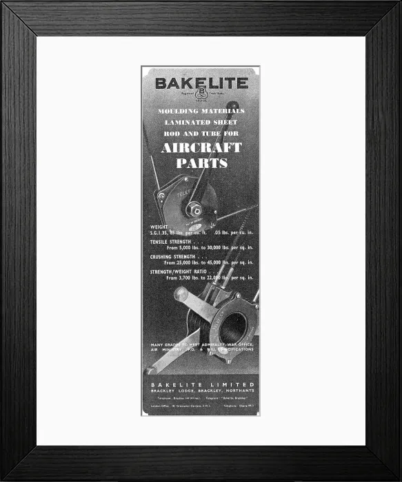 Framed Print : Bakelite Moulded Aircraft Parts Framed Print : Bakelite Moulded Aircraft Parts