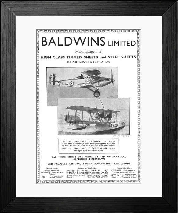 Framed Print : Baldwins - Manufacturers Of Steel Sheets Framed Print : Baldwins - Manufacturers Of Steel Sheets