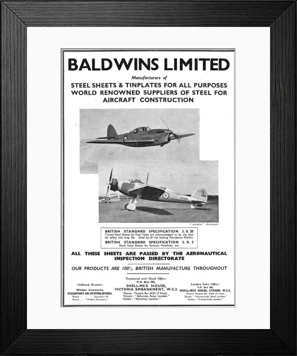 Framed Print : Baldwins - Manufacturers Of Steel Sheets Framed Print : Baldwins - Manufacturers Of Steel Sheets