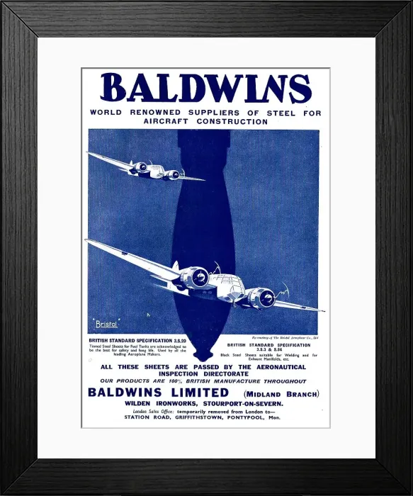 Framed Print : Baldwins - Manufacturers Of Steel Sheets Framed Print : Baldwins - Manufacturers Of Steel Sheets