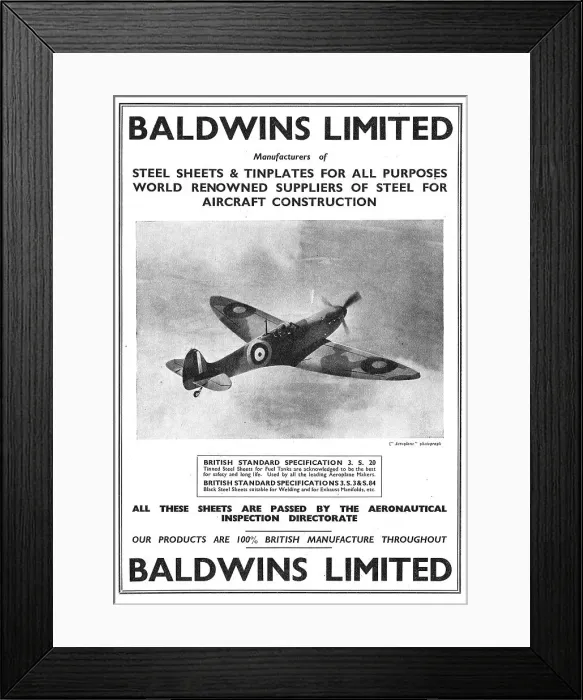 Framed Print : Baldwins - Manufacturers Of Steel Sheets Framed Print : Baldwins - Manufacturers Of Steel Sheets