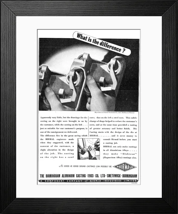 Framed Print : Birmal Aluminium Castings For Aircraft Framed Print : Birmal Aluminium Castings For Aircraft