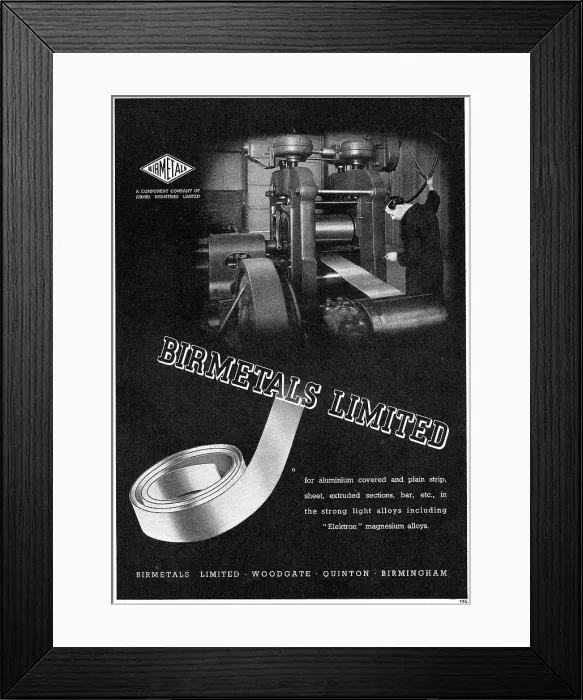 Framed Print : Birmetals For Extruded, Drawn & Coated Aluminium Framed Print : Birmetals For Extruded, Drawn & Coated Aluminium